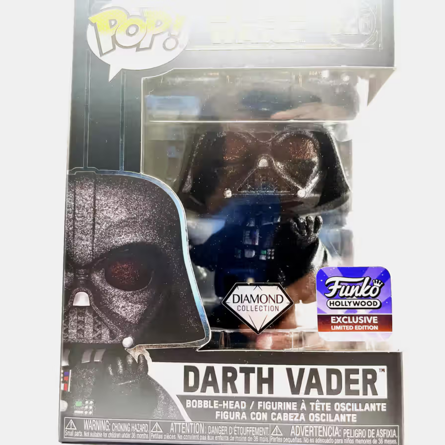 Hollywood Exclusive Diamond Collection Darth Vader Star Wars Funko Pop #626