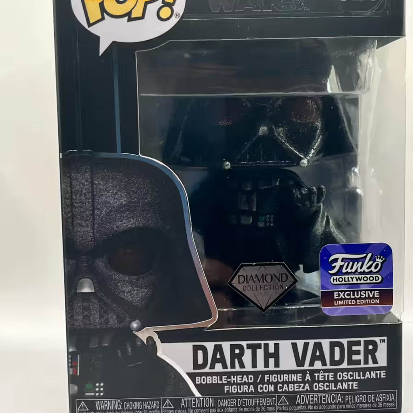 Hollywood Exclusive Diamond Collection Darth Vader Star Wars Funko Pop #626