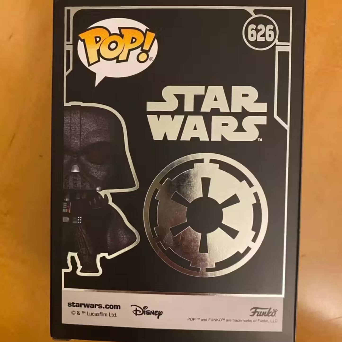 Hollywood Exclusive Diamond Collection Darth Vader Star Wars Funko Pop #626