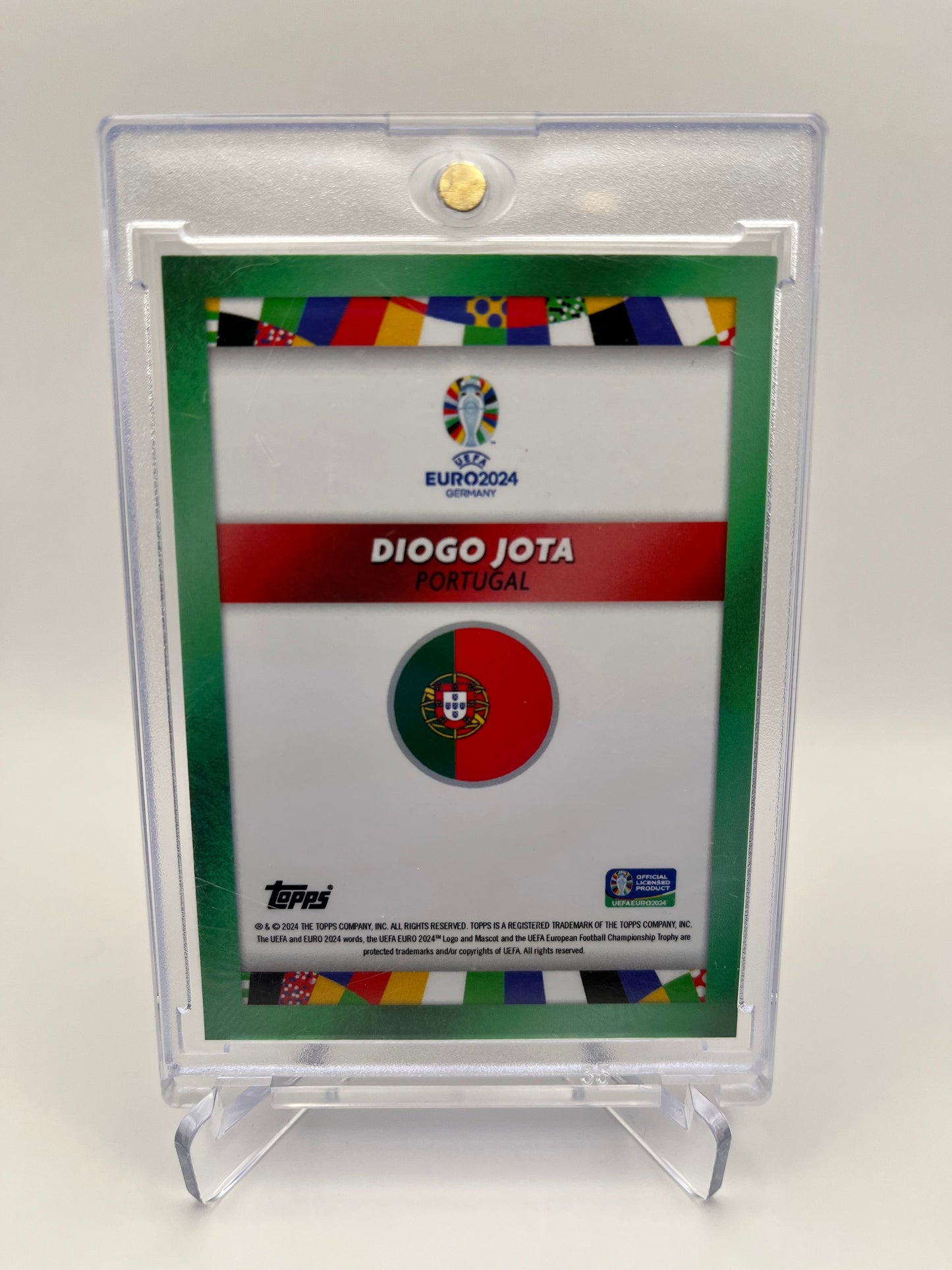 2024 Topps Euro Diogo Jota Auto 79/99 Portugal Football Card