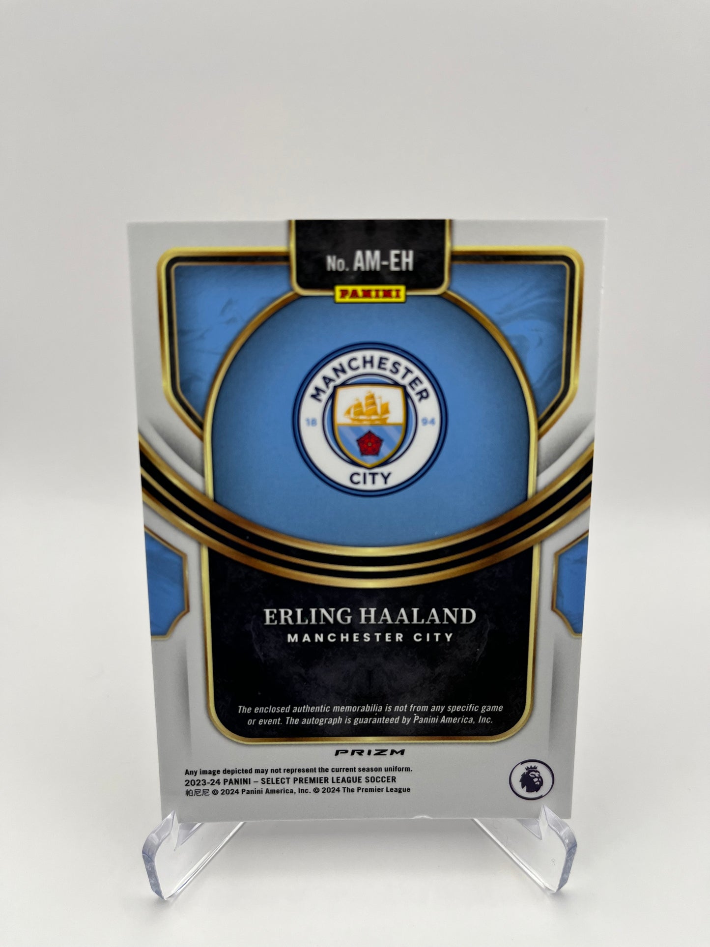 2023-24 Panini Select EPL Erling Haaland Signed Patch Auto Silver Memorabilia 🔥🔥