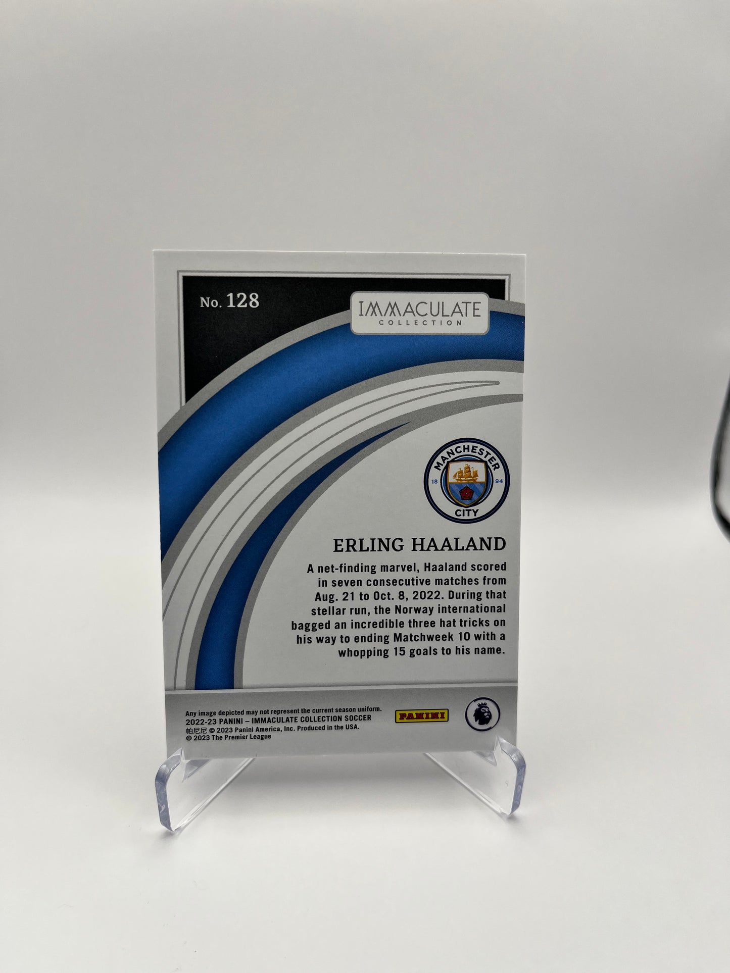 2022-23 Immaculate Collection Erling Haaland Silver /49 Manchester City
