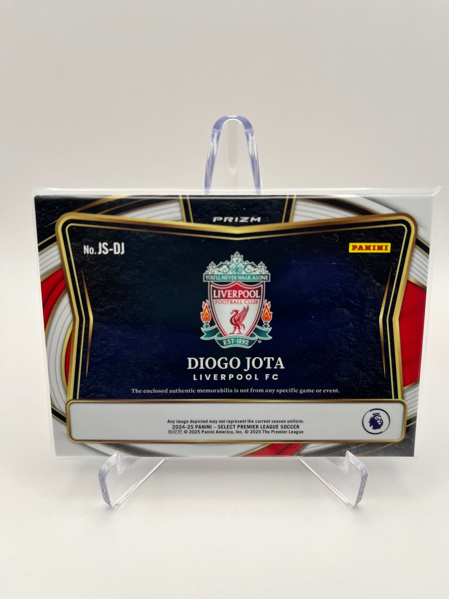 Diogo Jota Panini 2024-2025 Select Prizm Patch