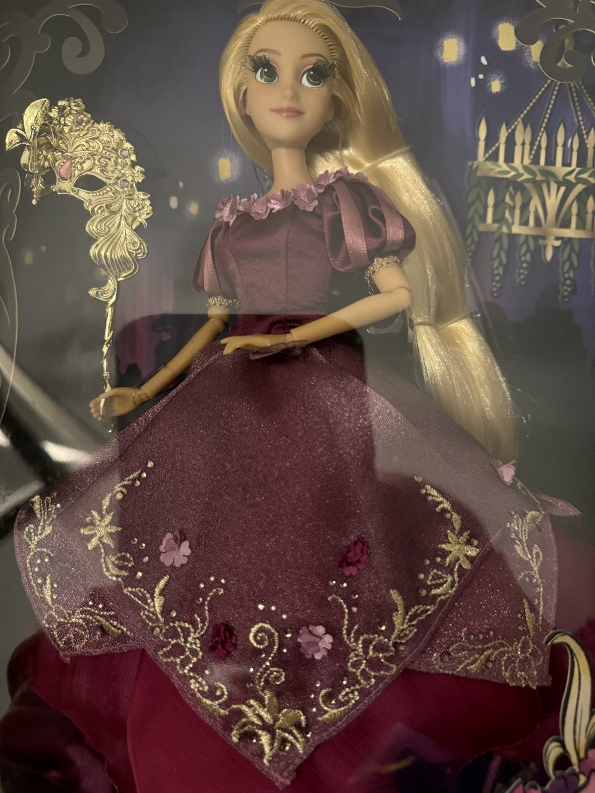 Disney Rapunzel Midnight Masquerade Designer Collection Doll LE New