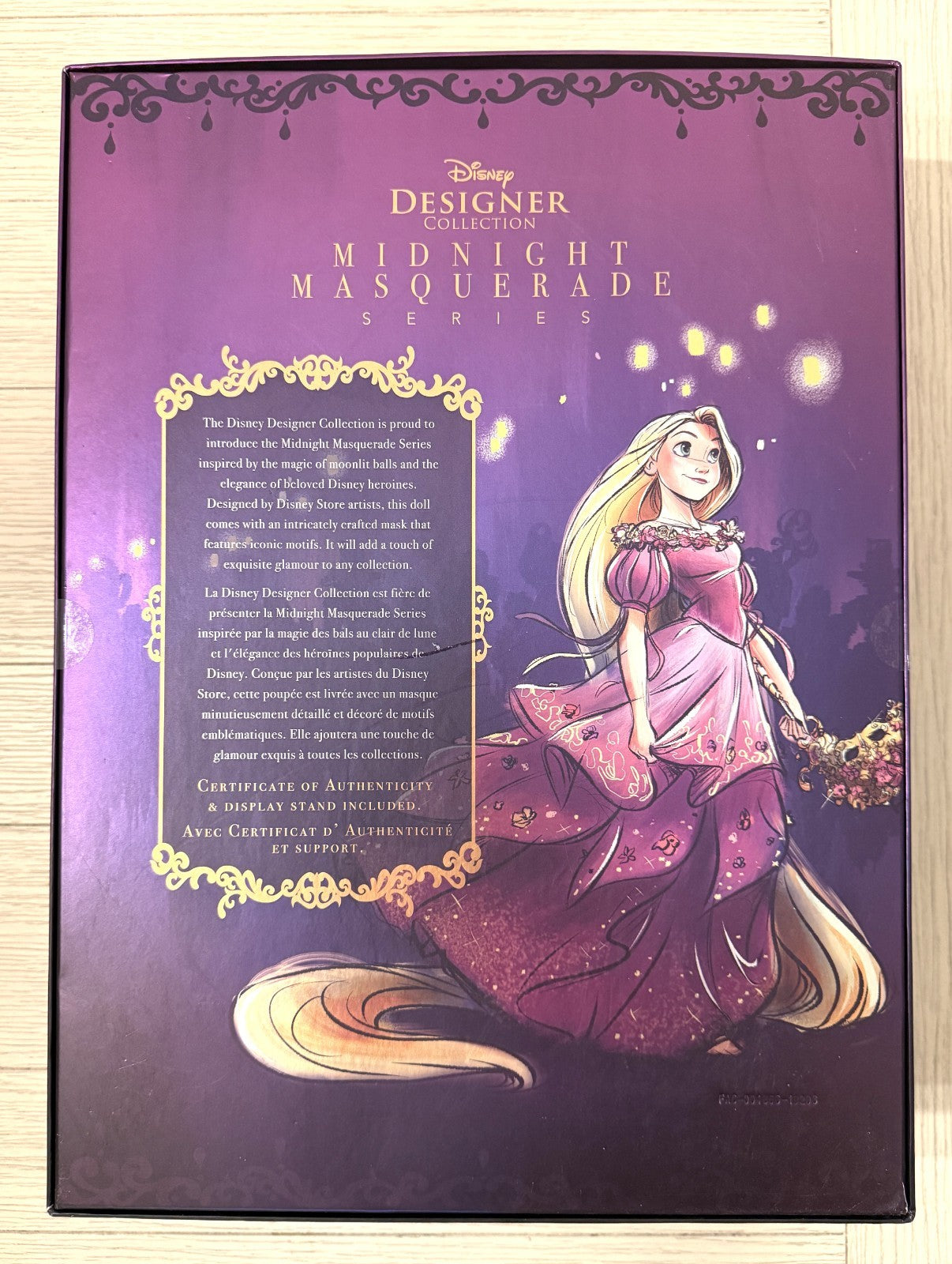 Disney Rapunzel Midnight Masquerade Designer Collection Doll LE New