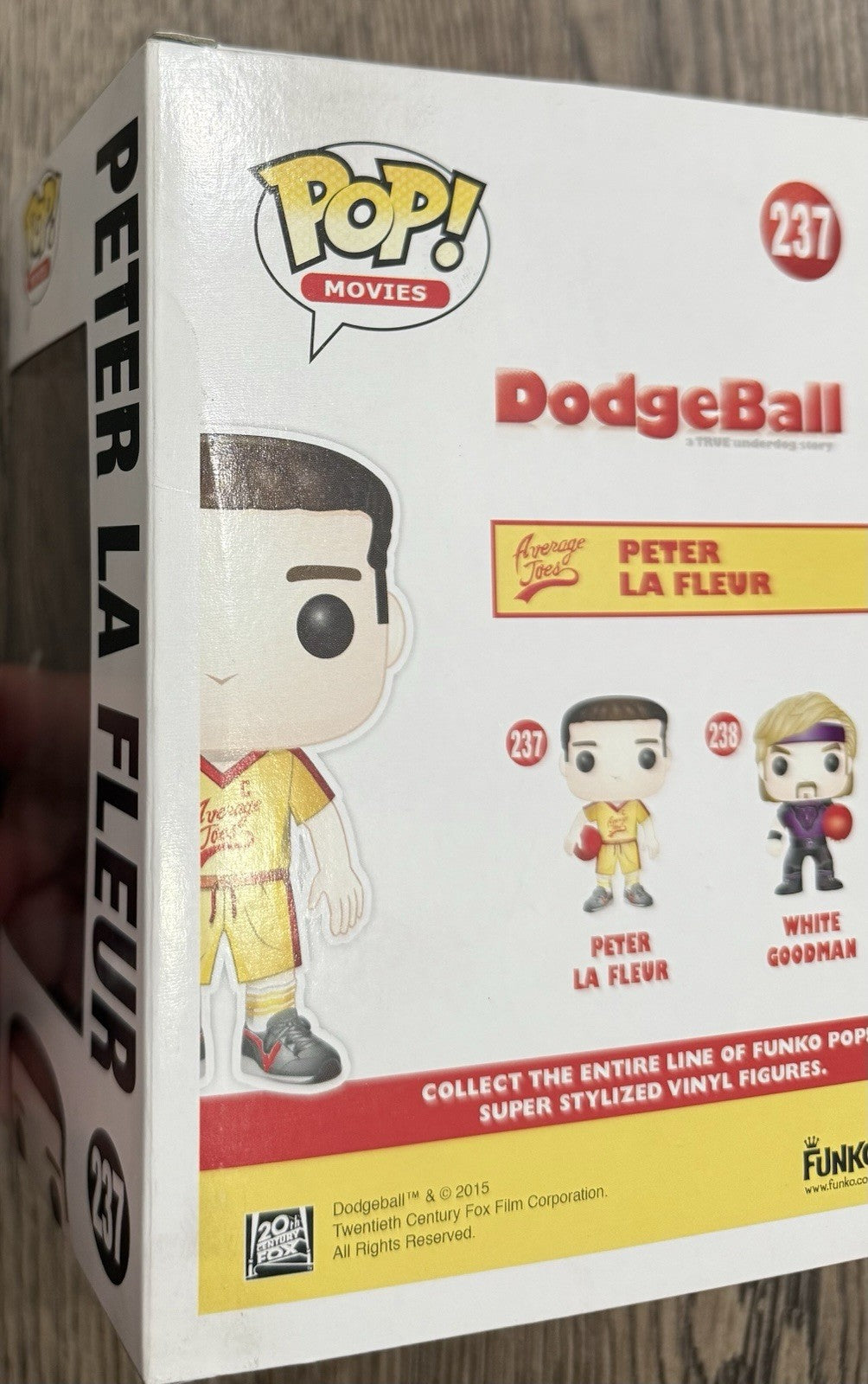 Funko Pop! Movies - Dodgeball: Peter LaFleur #237 Vaulted w/ Protector