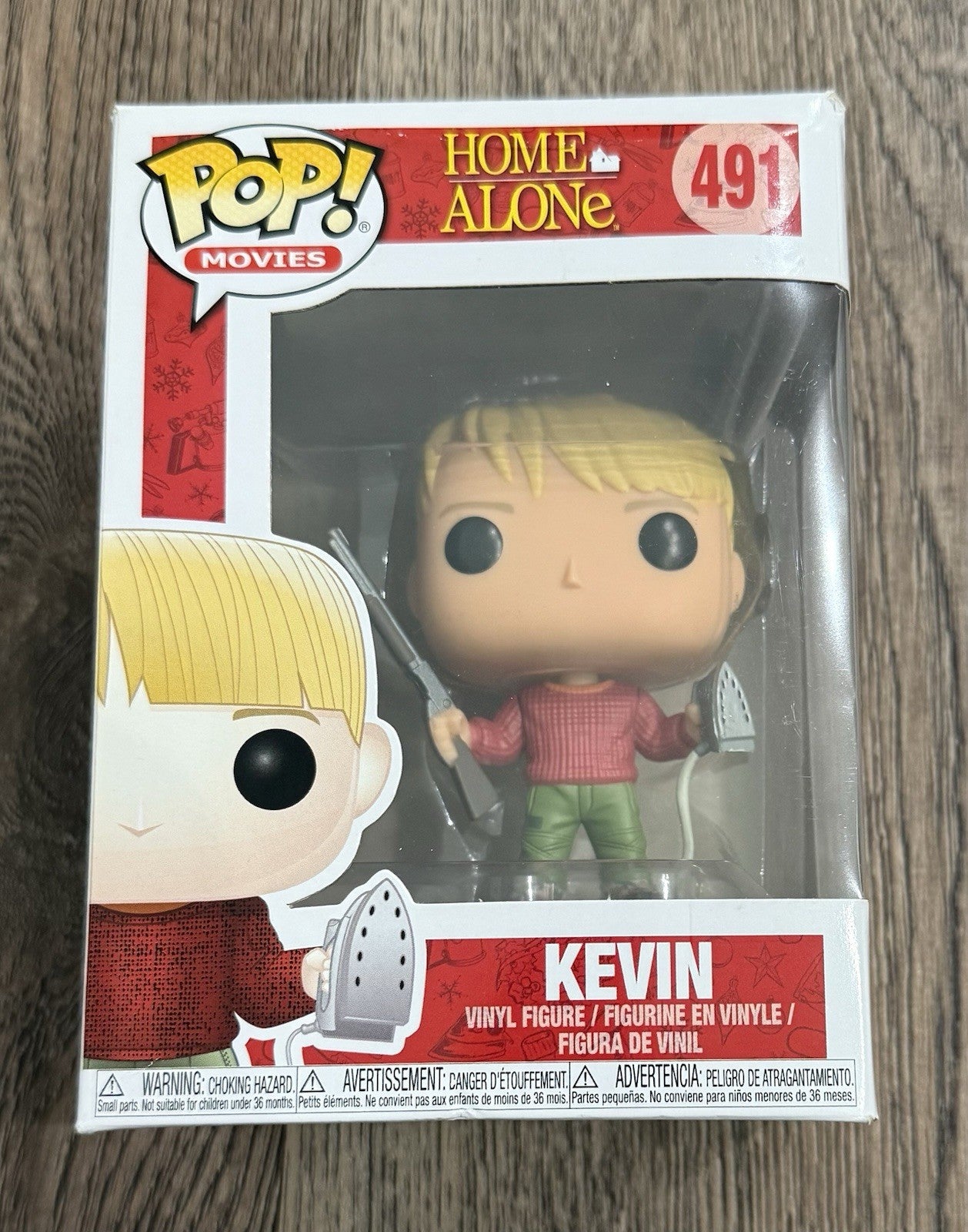 Funko Pop! Home Alone - Kevin McCallister #491 Vaulted w/ Protector BOX FLAWS