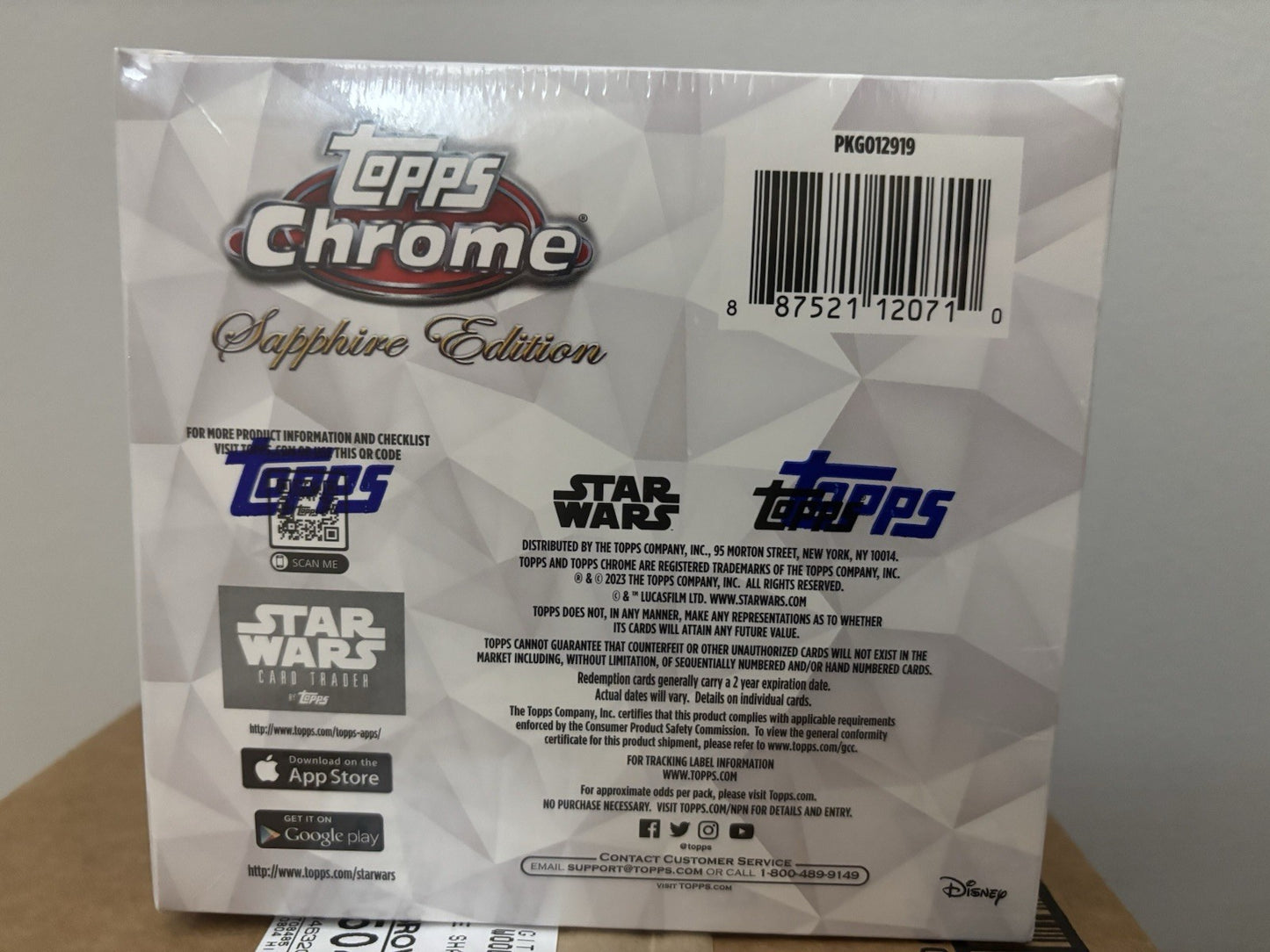 2023 Topps Chrome Sapphire Edition Star Wars Return Of The Jedi Hobby Box
