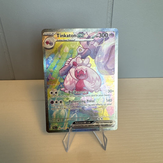 Pokemon Tinkaton EX Holo Full Art 262/193 Sir Paldea Evolved Card  English