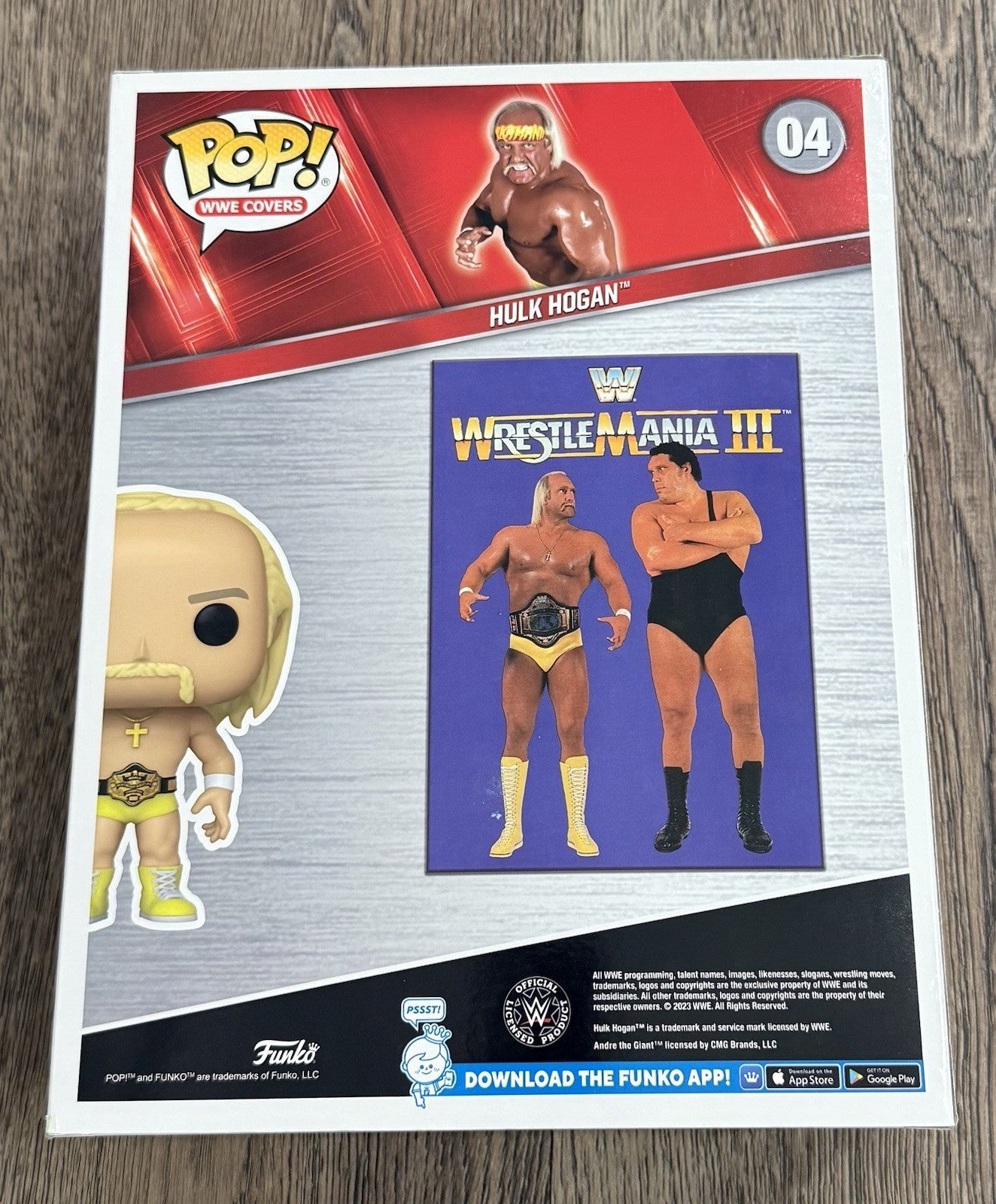 Funko Pop! WWE Covers - Hulk Hogan #4 Wrestlemania III Target Exclusive