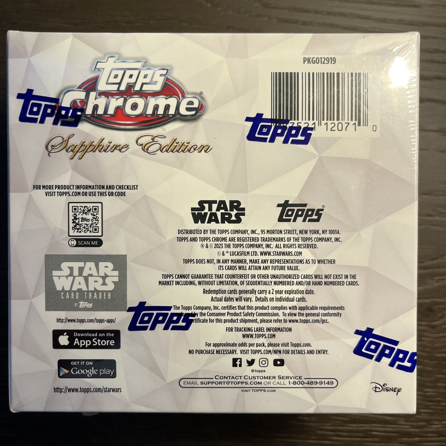 2023 Topps Chrome Sapphire Edition Star Wars Return Of The Jedi Hobby Box Sealed