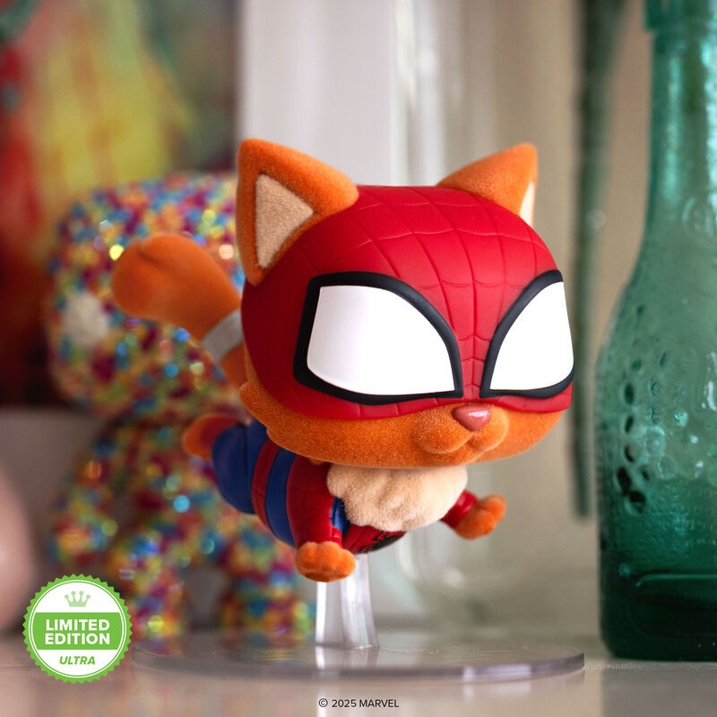 IN HAND SHIPS ASAP Funko POP! Ultra Flocked Spider Cat Spiderverse #1509 LE 5000