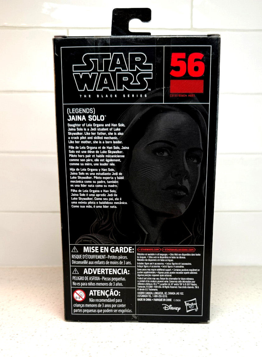 RARE Hasbro Star Wars Black Series Jaina Solo 6" Action Figure: C3737 New Sealed
