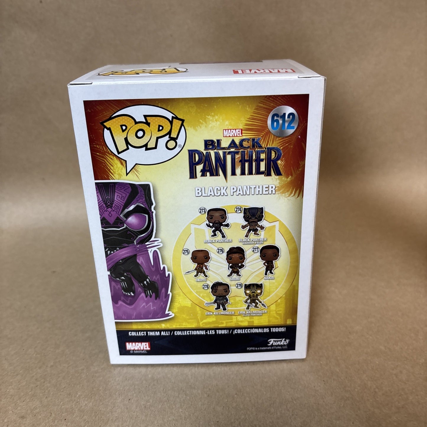 Funko Pop! Vinyl: Marvel - Black Panther (Glows in the Dark) - Amazon Marvel...