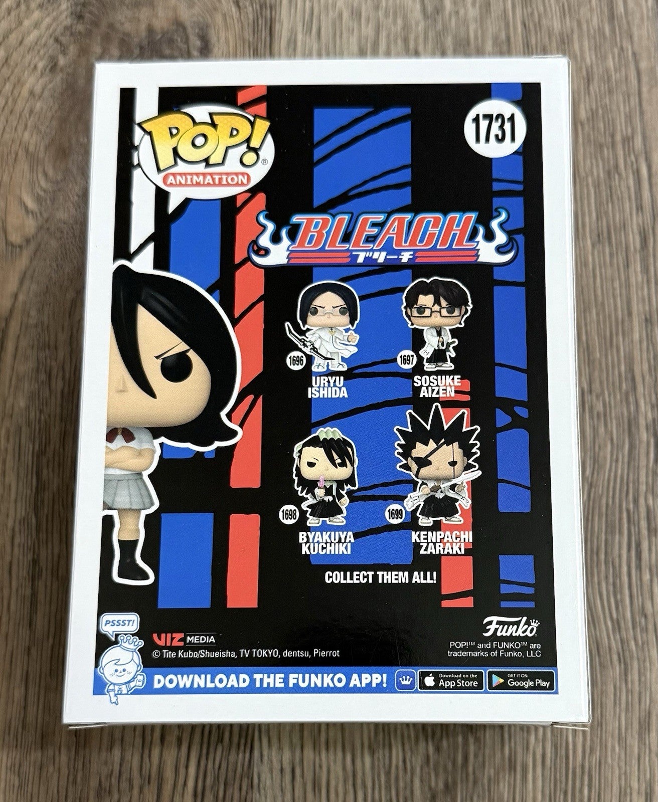 Funko Pop! Bleach Rukia Kuchiki #1731 Toy Temple Signed By Michelle Ruff JSA COA