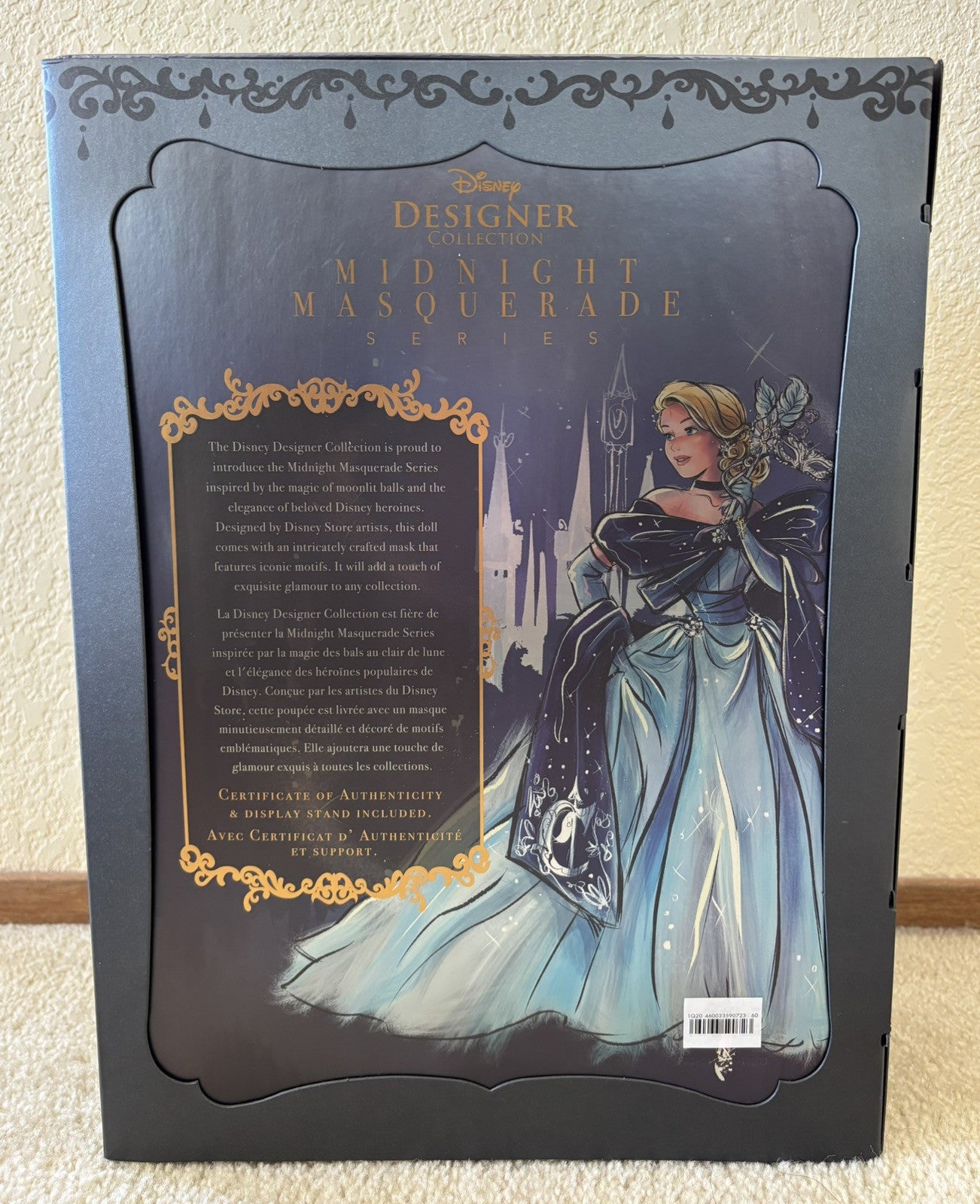 Disney Designer Collection🩵Cinderella Midnight Masquerade Limited Edition Doll