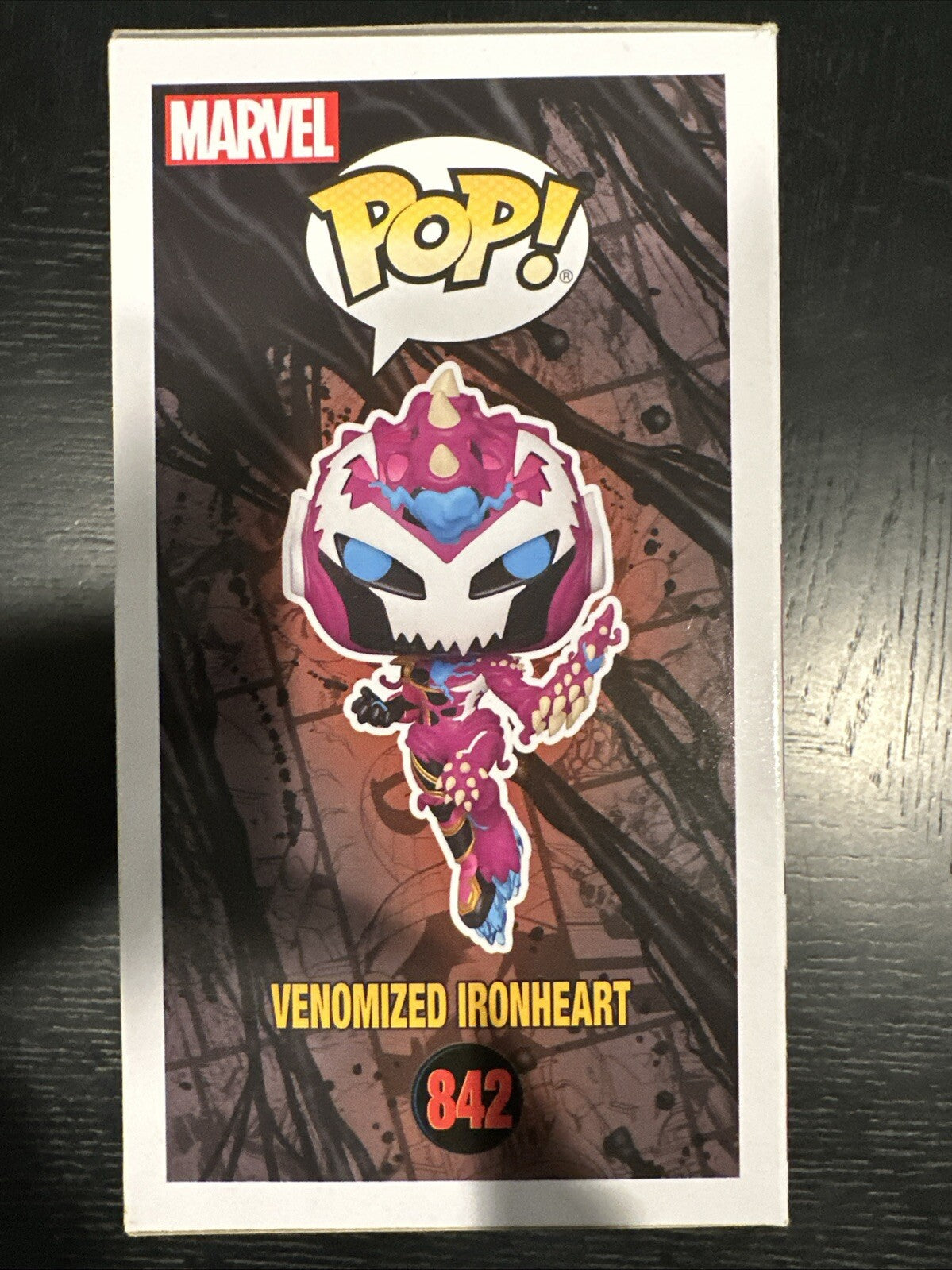 Funko Pop Exclusive Vinyl Venomized Ironheart #842 Spider-Man