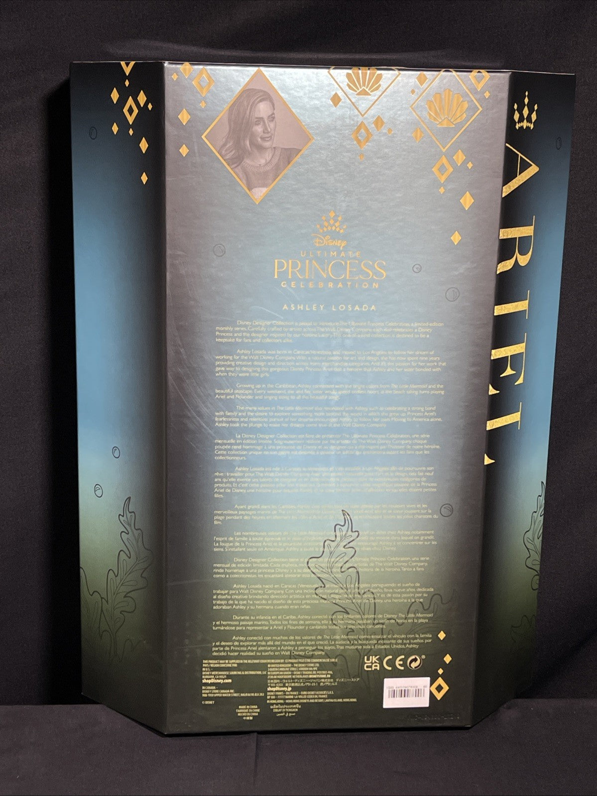 Disney Limited Edition Designer Ariel Doll 3484 Of 10000