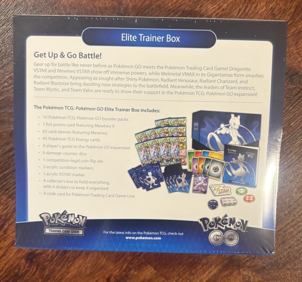 Pokemon TCG: Sword & Shield Pokemon GO ETB Elite Trainer Box ETB Factory Sealed
