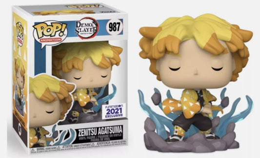 Funko Pop! Demon Slayer Zenitsu Agatsuma #987 Funimation 2021 Exclusive