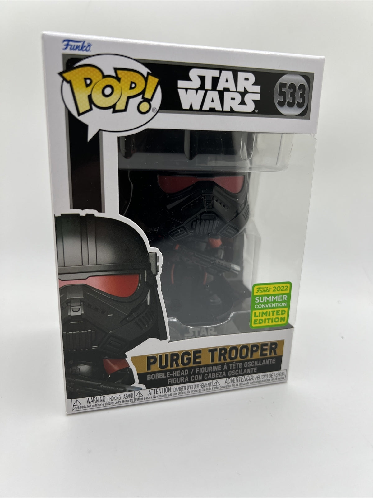 Funko Pop! Star Wars #533 Purge Trooper 2022 Summer Convention Limited Edition