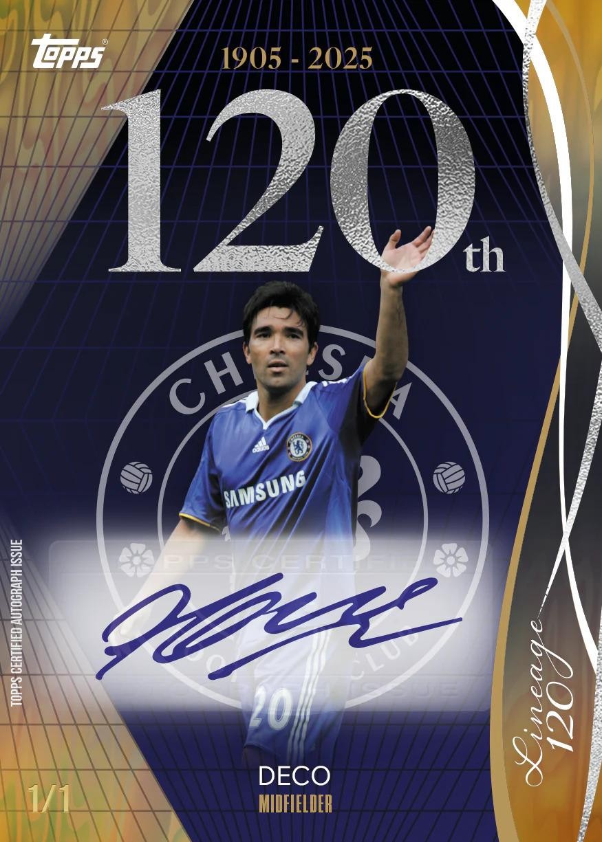2024/25 Topps Chelsea Lineage 120 Years Anniversary Soccer Hobby Box