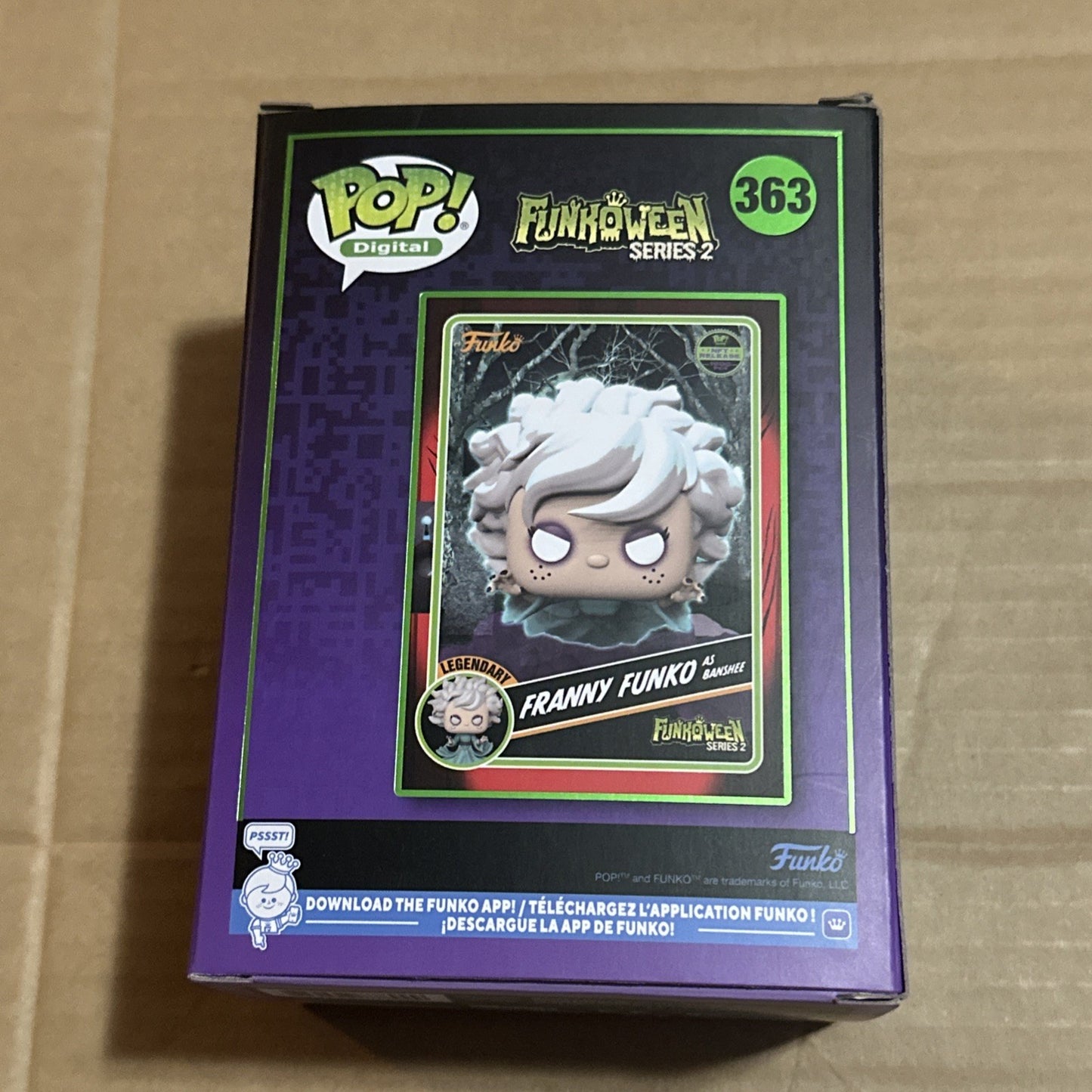 Funko POP! Digital Funkoween Franny Funko as Banshee LE1900 #363 +Protector