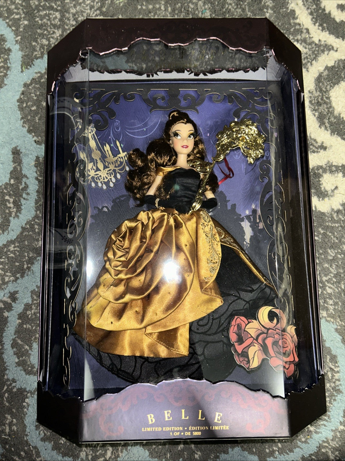 Disney Designer Midnight Masquerade Collection Belle Limited Edition Doll