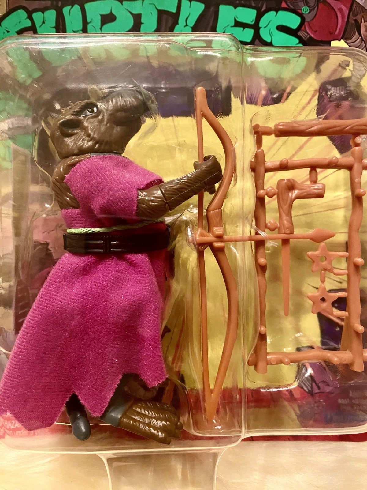 Playmates Teenage Mutant Ninja Turtles SPLINTER Classic Retro 4" Figure NEW 2022