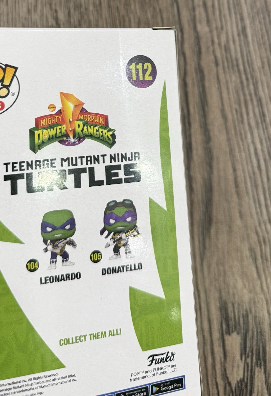 Funko Pop! TMNT X Power Rangers - Raphael #112 2022 Fall Convention Exclusive