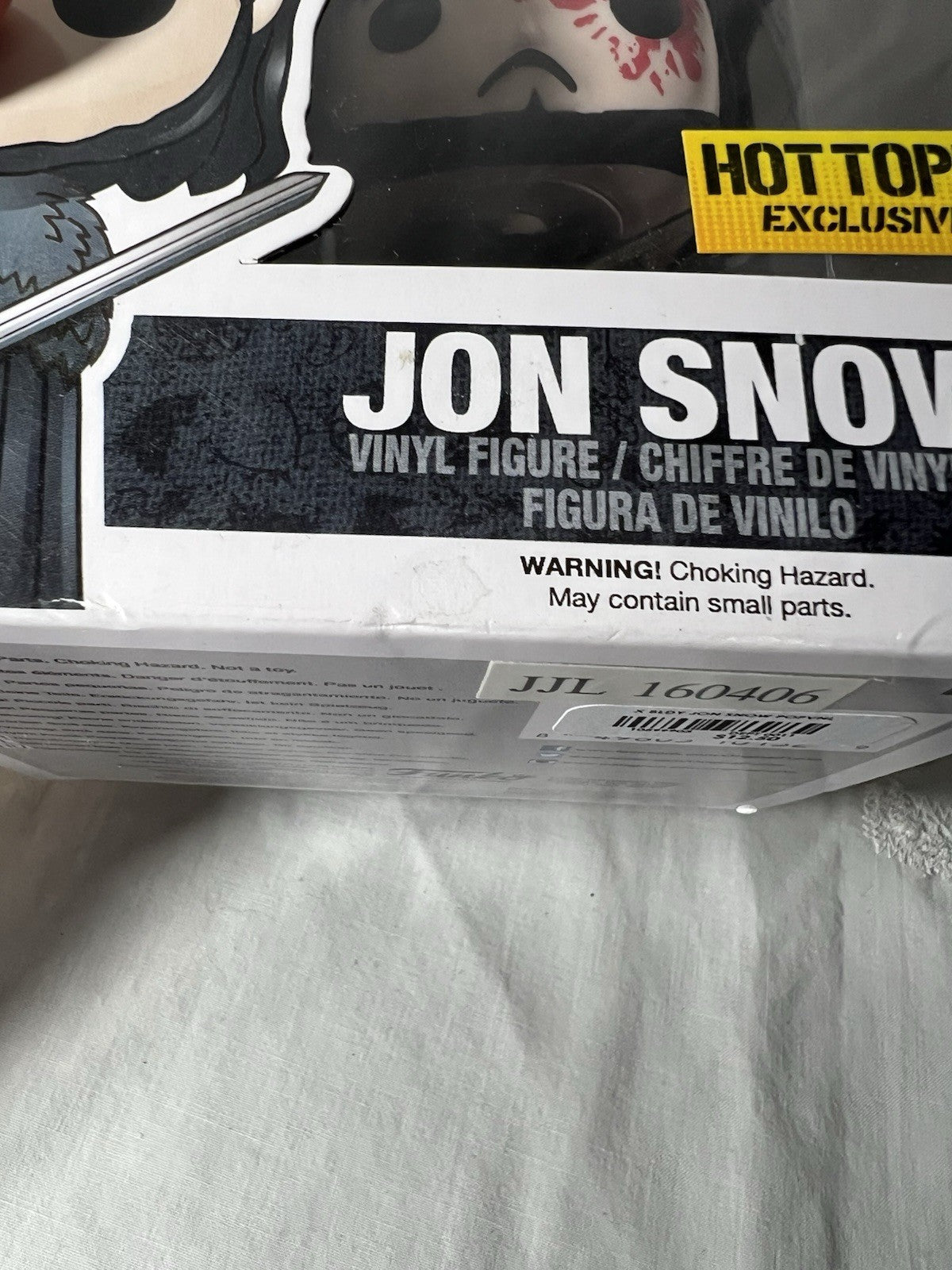 Funko Pop! Game of Thrones Jon Snow #07 Vinyl Figure Hot Topic Exclusive New A2
