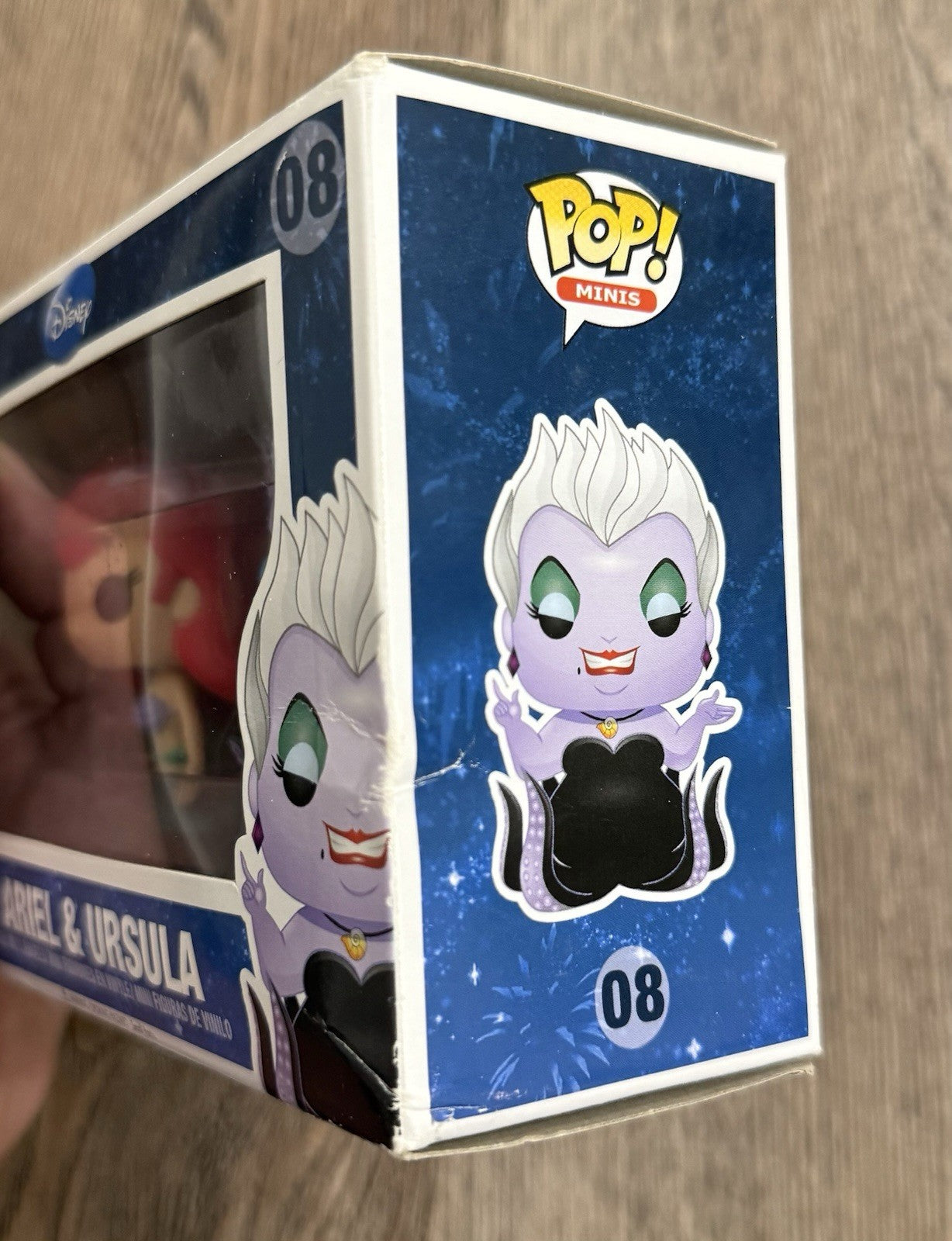 Funko Pop! Disney The Little Mermaid Ariel & Ursula 2 Pack Minis Vaulted DAMAGED