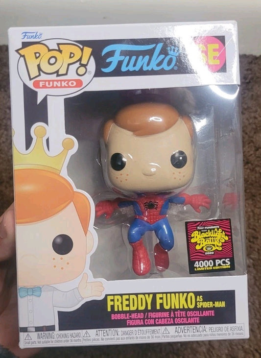 Funko Pop! Freddy Funko Spiderman 2022 Box of Fun LE 4000 Pcs