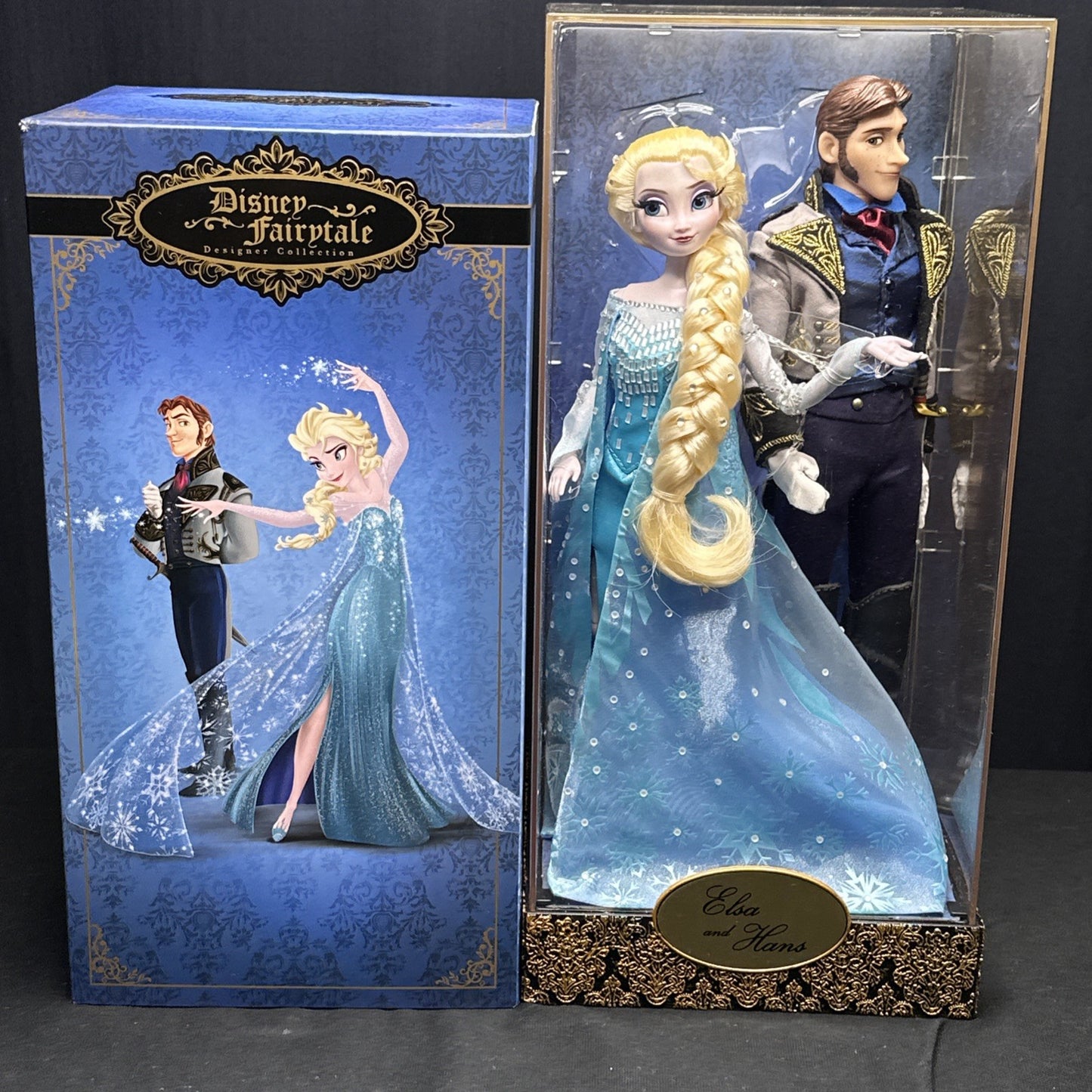 Disney Designer Fairytale Elsa And Hans Dolls Limited Edition 6000 #2091