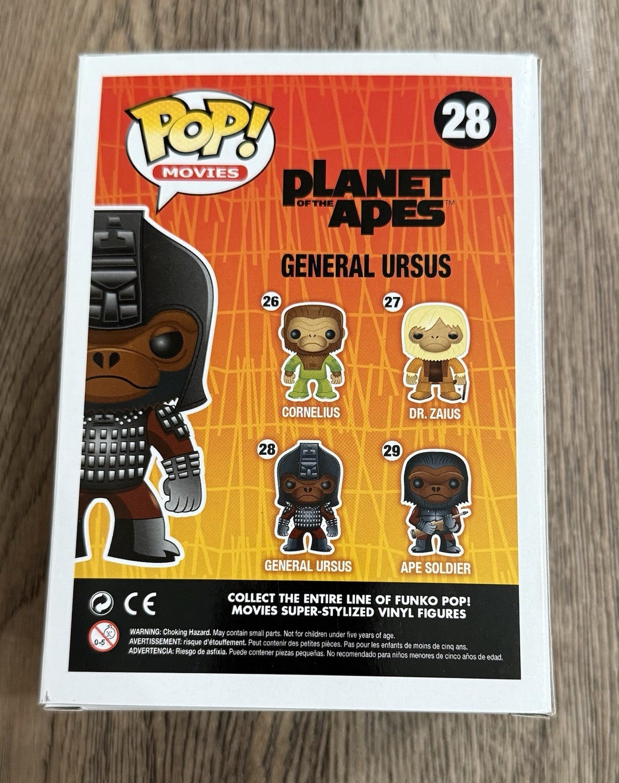 Funko Pop! Movies - Planet Of The Apes: General Ursus #28 Vaulted (2013)