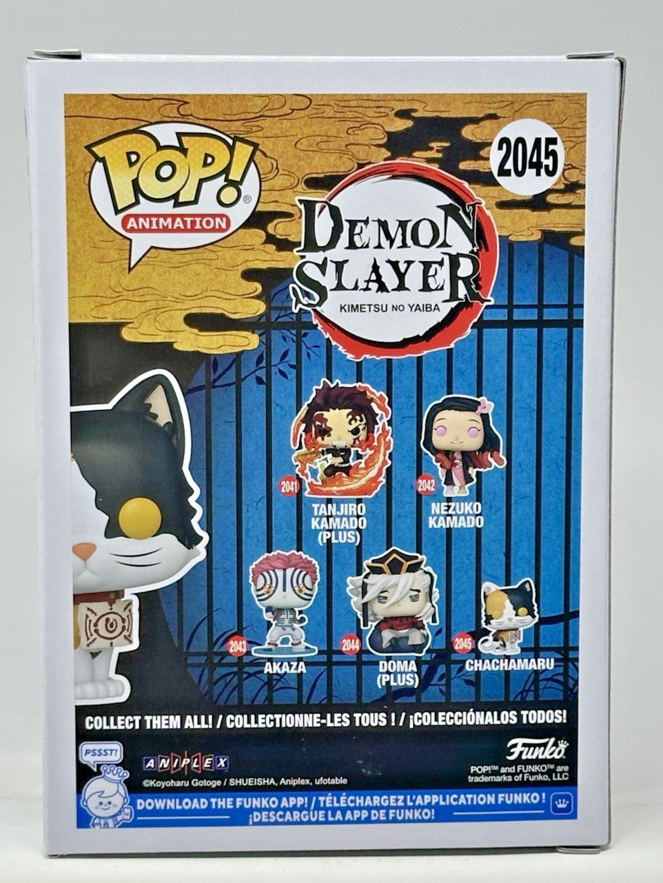 Funko Pop! Demon Slayer: Chachamaru #2045 w/Premium Protector - READ