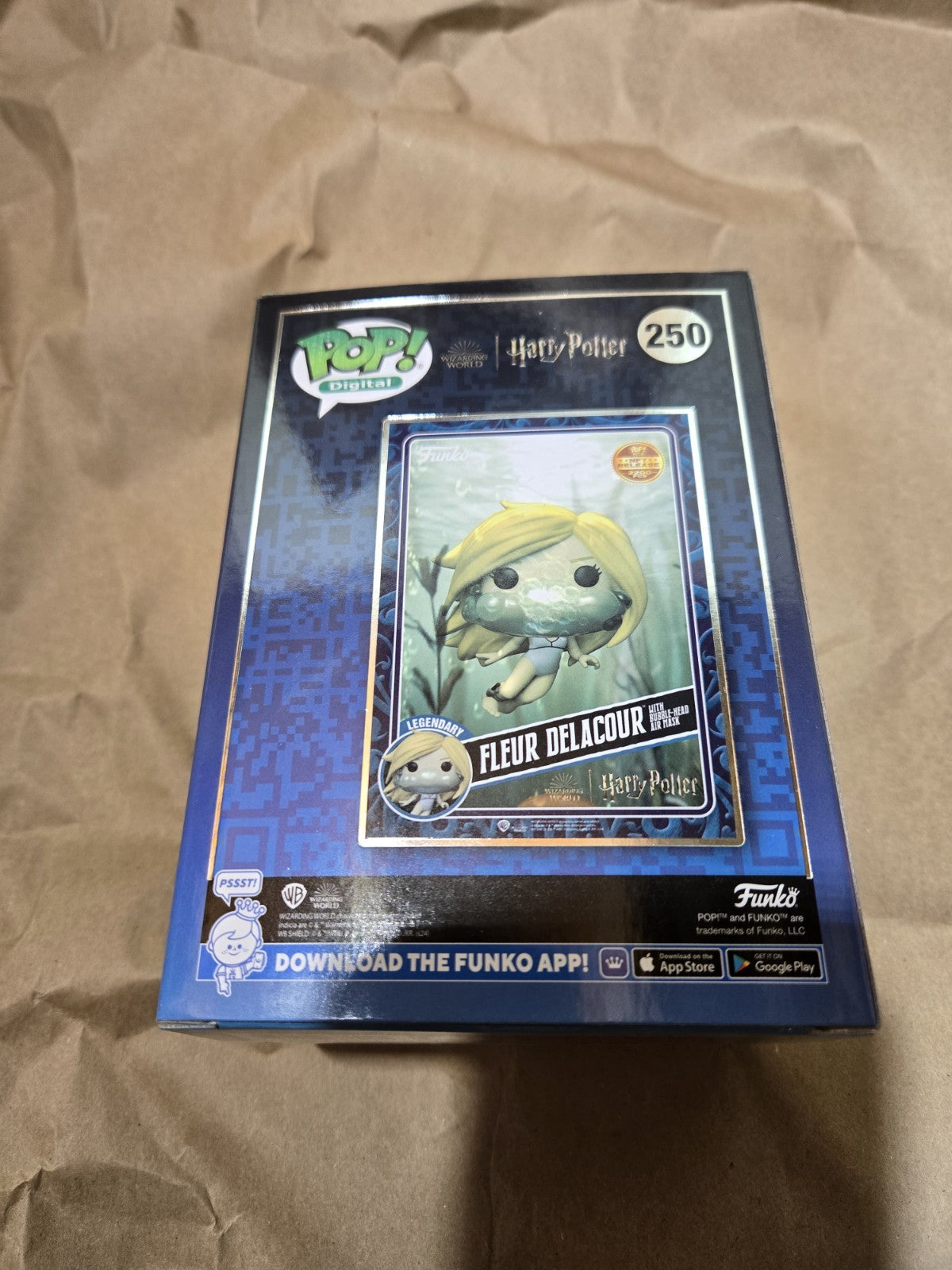 Funko Pop! Digital #250 Harry Potter Fleur Delacour Legendary N.f.t New /2200