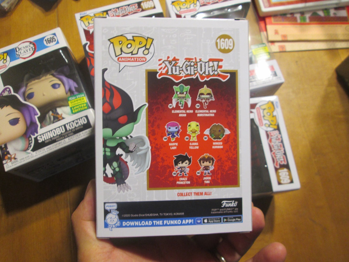 FUNKO POP YU-GI-OH ELEMENTAL HERO FLAME WINGMAN 1609 SDCC SHARED HOT TOPIC 2024