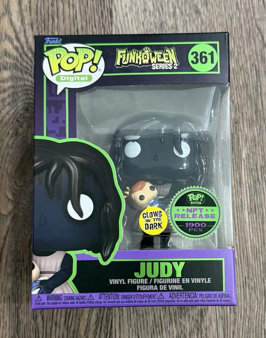 Funko Pop! Digital Funkoween- Judy #361 GITD Legendary LE 1900 w/ Protector