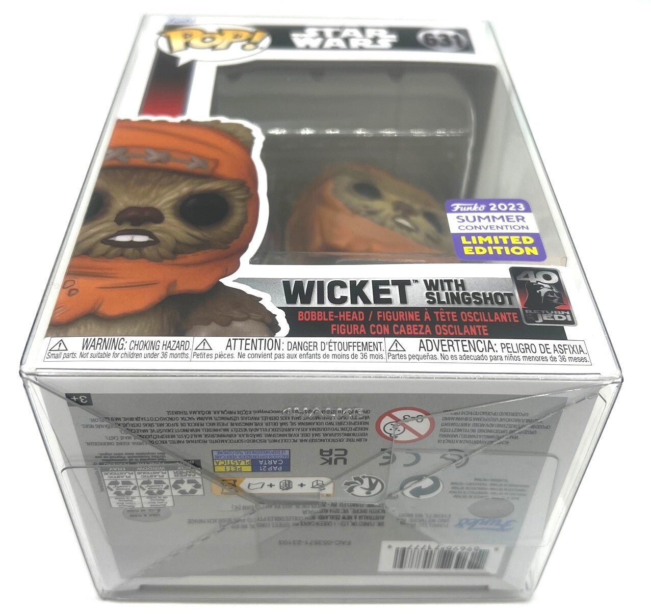 Funko Pop Star Wars Wicket with Slingshot #631 Limited Edition Summer 2023