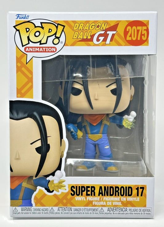 Funko Pop! Dragon Ball GT: Super Android 17 #2075 with Premium Protector - New