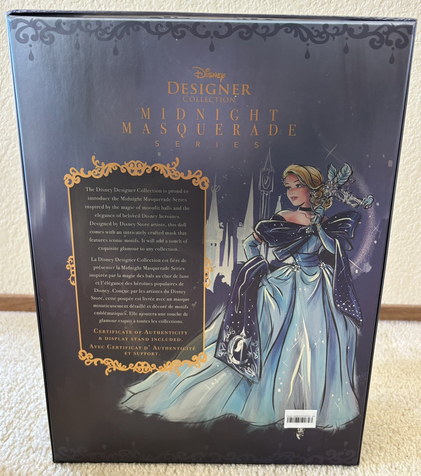 Disney Designer Collection🩵Cinderella Midnight Masquerade Limited Edition Doll
