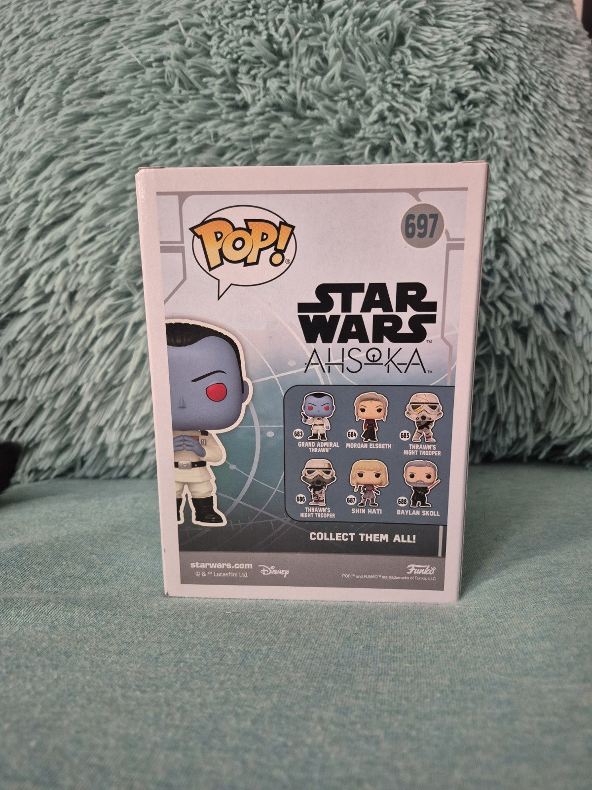 SDCC 2024 Funko Pop! Star Wars Grand Admiral Thrawn DIAMOND LE 3000 + Protector
