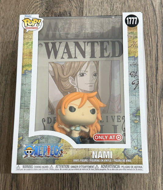 Funko Pop! One Piece - Nami Wanted Poster #1777 Target Exclusive