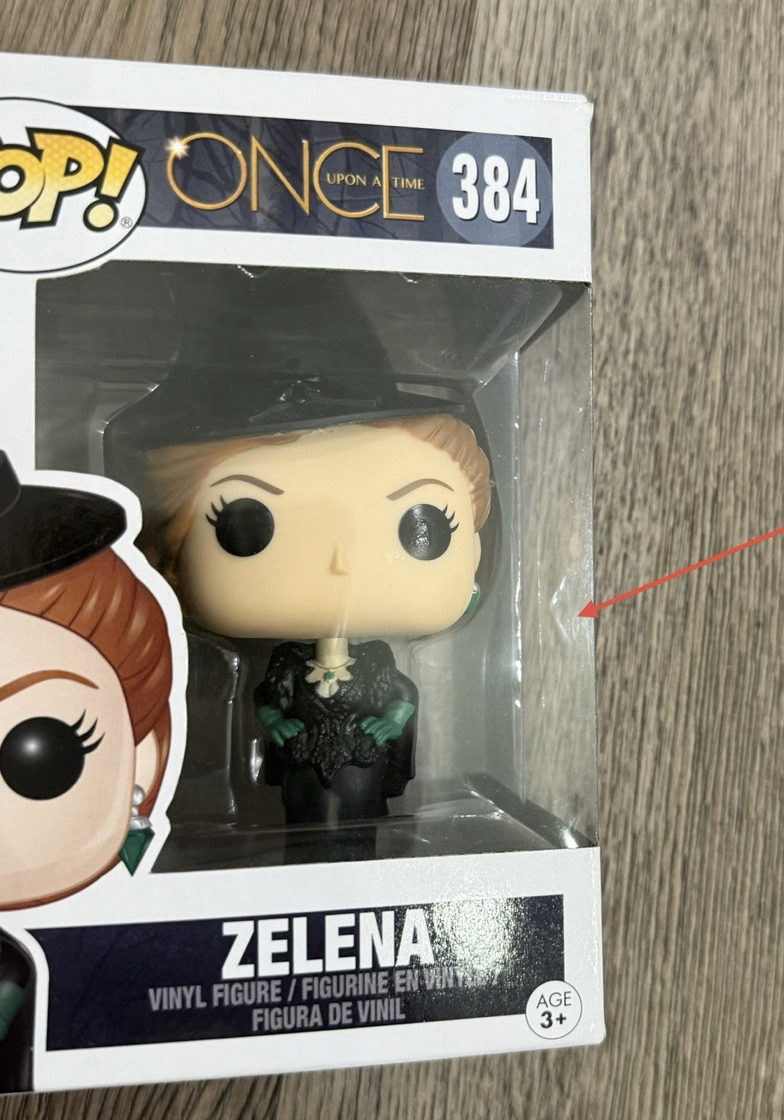 Funko Pop! Once Upon A Time - Zelena#384 Vaulted w/ Protector BOX FLAWS