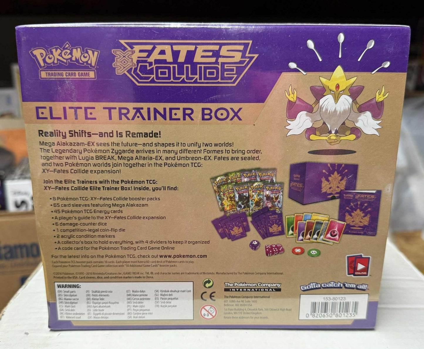 Pokemon XY Fates Collide ETB Elite Trainer Box Factory Sealed RARE Out of Print!