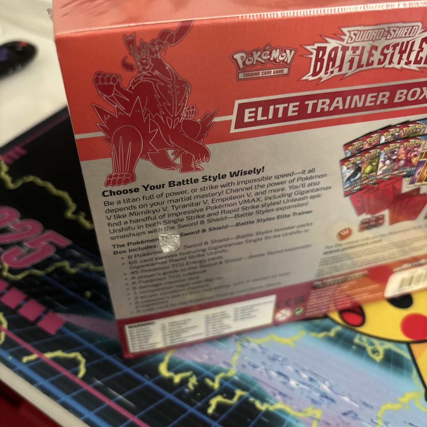 Pokemon Battle Styles Elite Trainer Box FACTORY SEALED!!