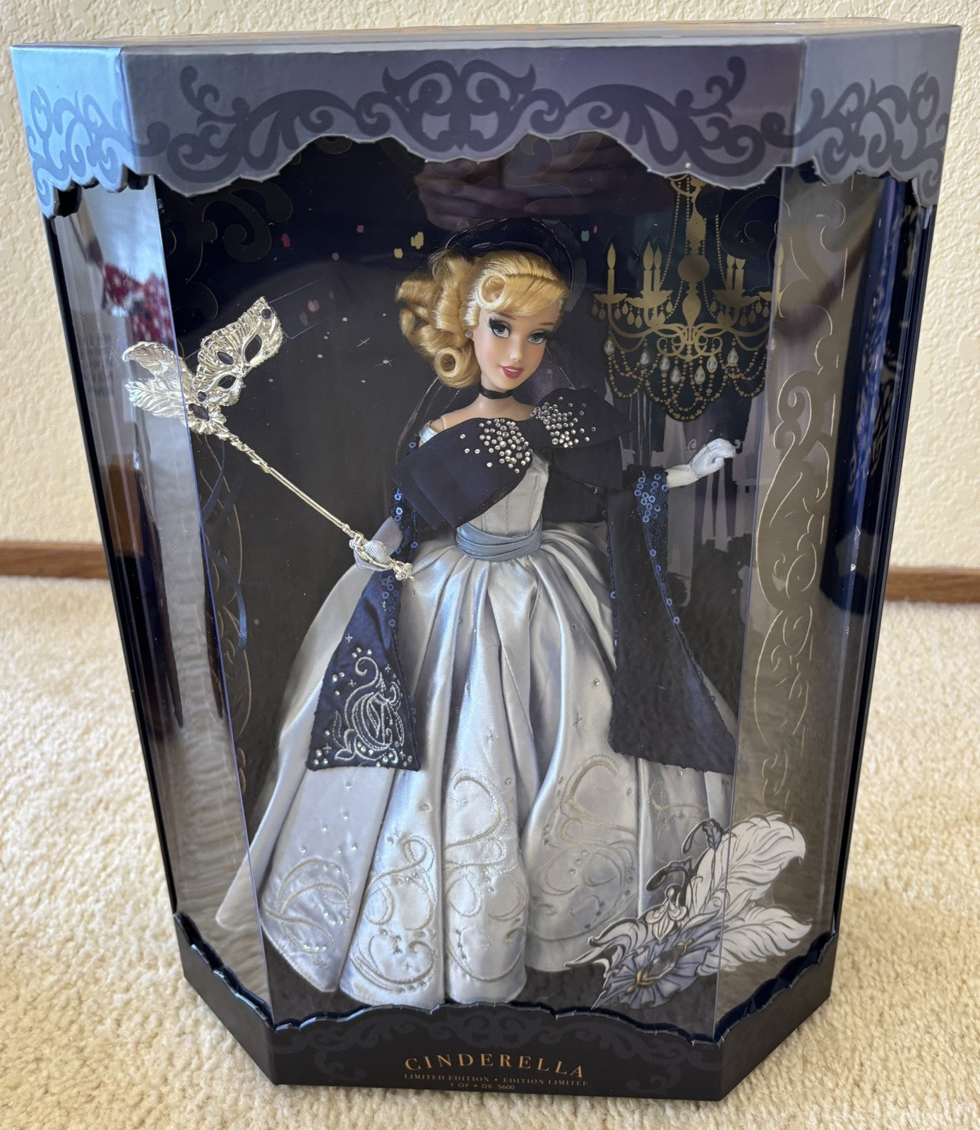 Disney Designer Collection🩵Cinderella Midnight Masquerade Limited Edition Doll