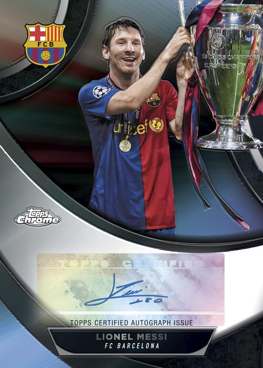2023/24 TOPPS CHROME UEFA CLUB COMPETITIONS SOCCER 7-PACK BLASTER BOX