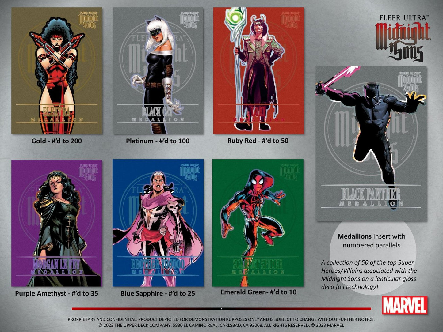 MARVEL FLEER ULTRA MIDNIGHT SONS TRADING CARDS HOBBY BOX (UPPER DECK 2023)